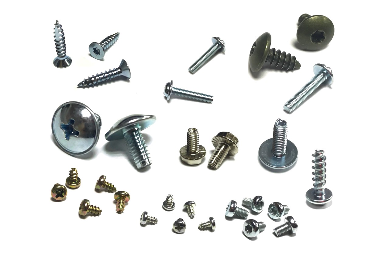 不锈网螺丝-合发五金螺丝工厂加工各式白铁螺丝